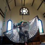 Winged dance costume